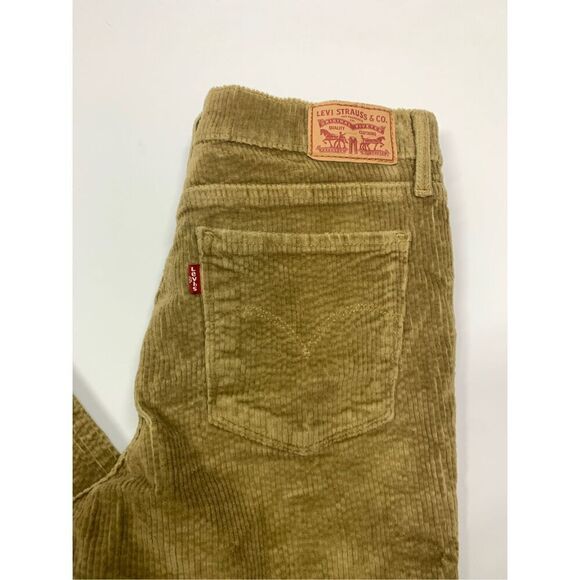 Levi's 711 Straight Leg Gold Corduroy Women's Pant Size 30x30" NWOT - Picture 3 of 7